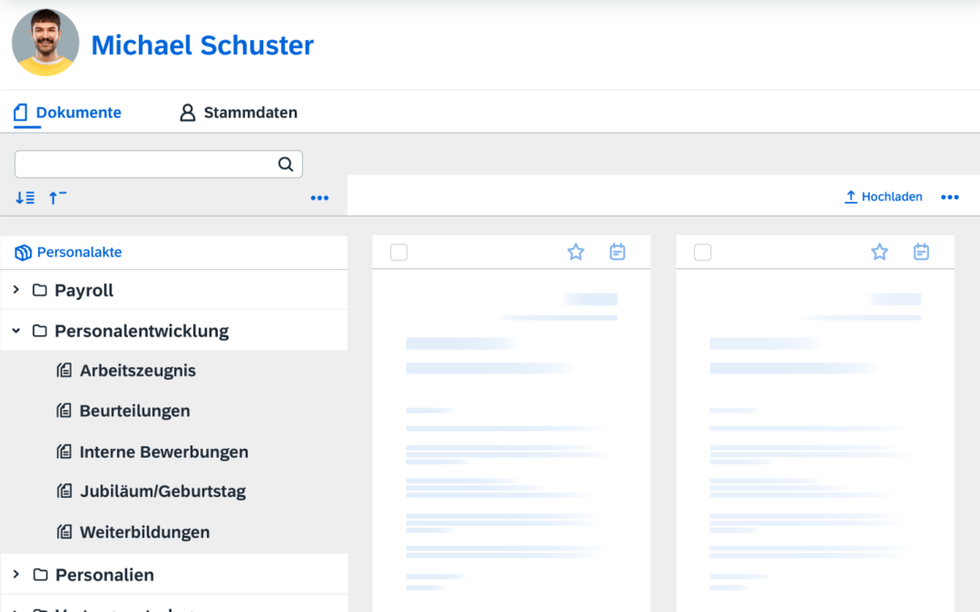 Elektronisches Personaldossier